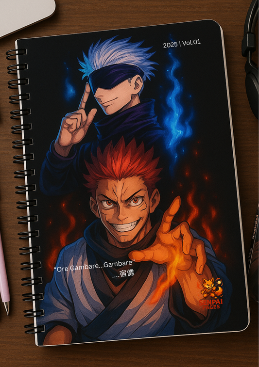 Jujutsu Kaisen A4 Notebook | Gojo| Sukuna | Limited Edition  | 160 Pages